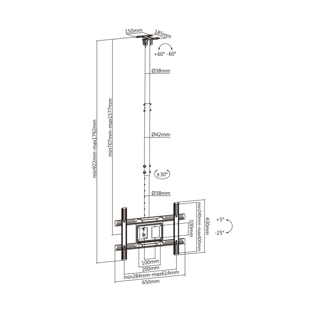 Base t560 de techo